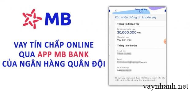 Hướng dẫn vay tiền nhanh online MBBank