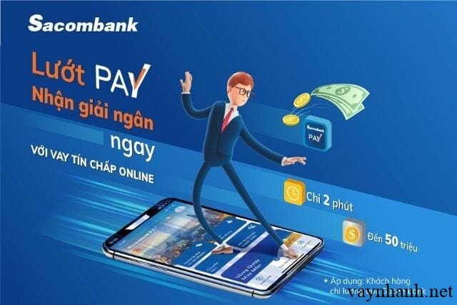 Hướng dẫn chi tiết vay tiền online Sacombank 