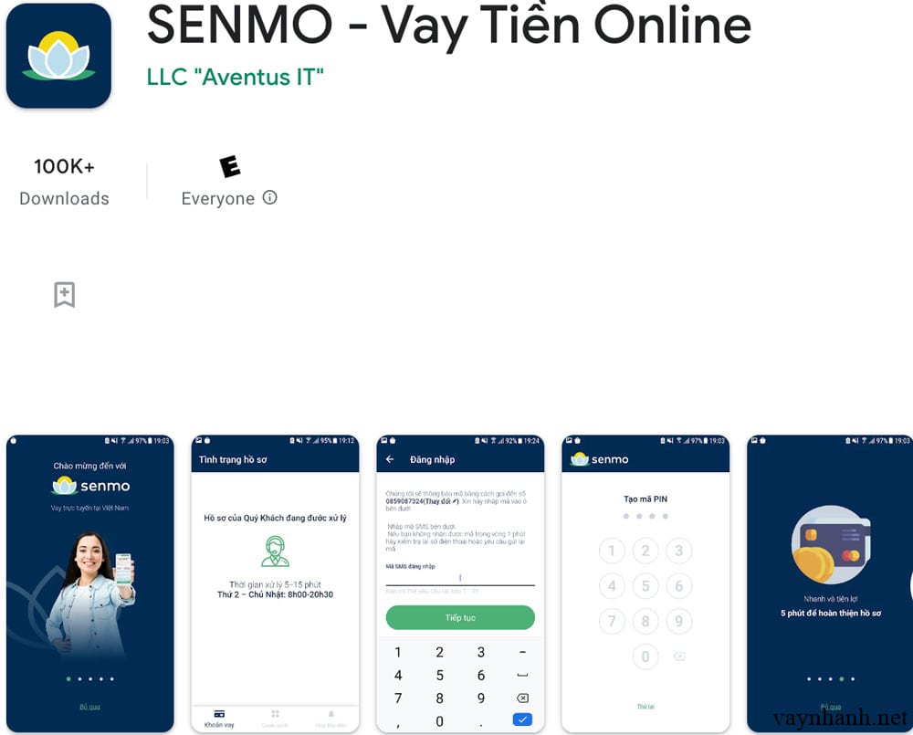 Senmo – App vay tiền online nhanh nhất