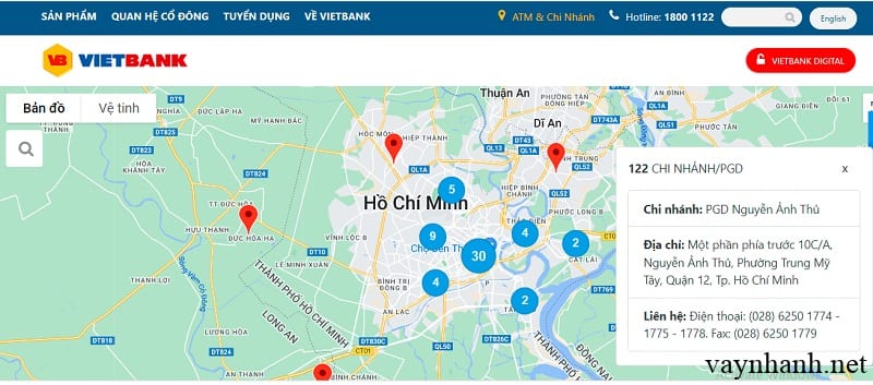 Tổng đài VietBank- số Hotline VietBank hỗ trợ 24/7