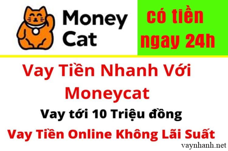 App vay tiền nhanh MoneyCat online 0% lãi suất